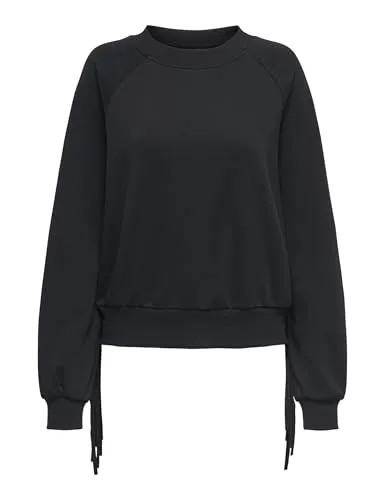 ONLY Onljett L/S O-Neck Box felpa donna M girocollo