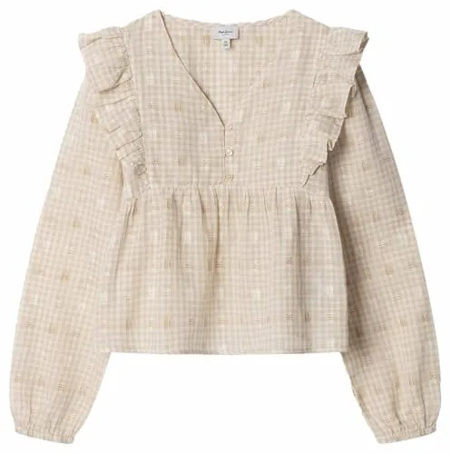 Pepe Jeans Hartley Blusa Bambina 10 Anni Cotone Quadri