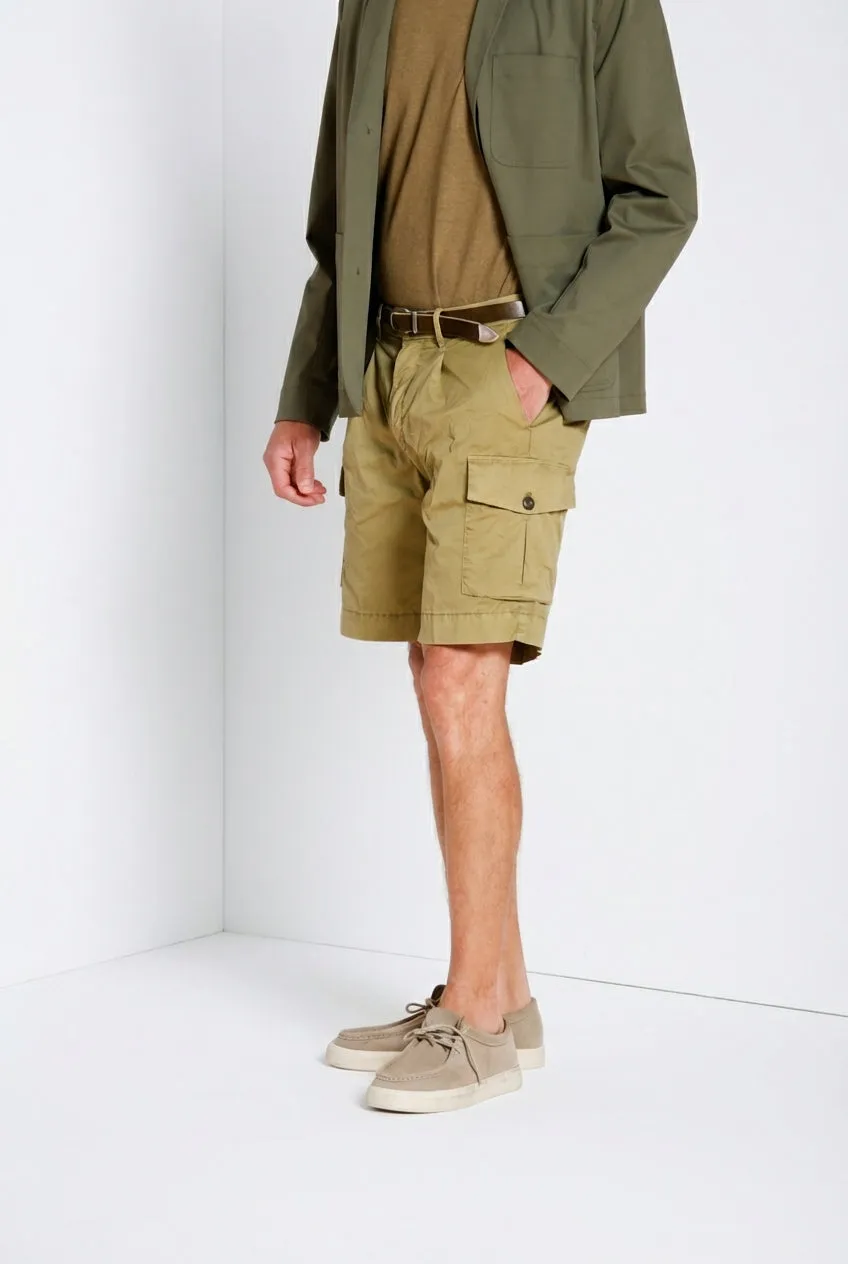 Mason's Cargo Bermuda Uomo Relaxed Verde Acido Cotone