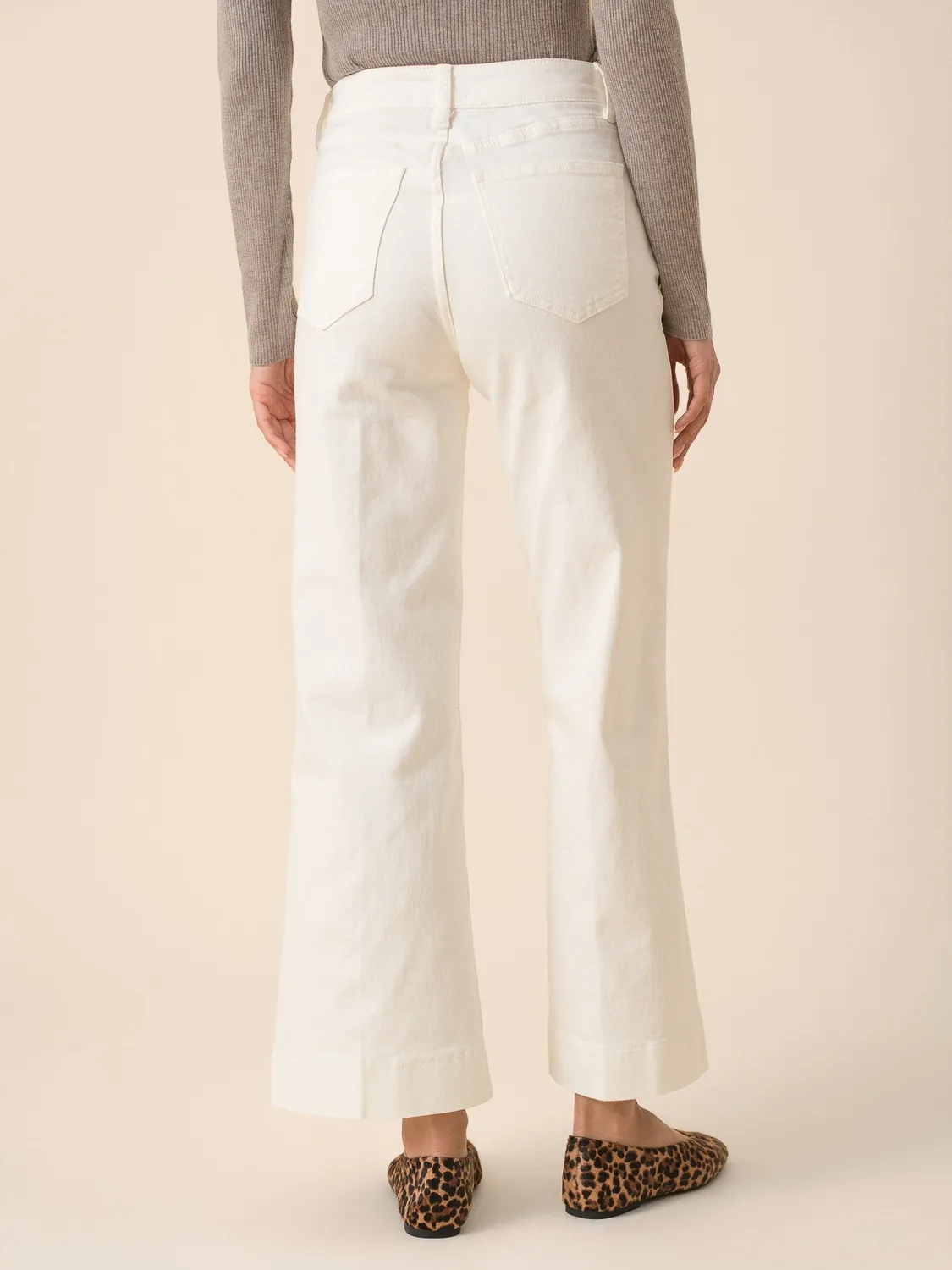 Oraije Vienna jeans wide bianco regular
