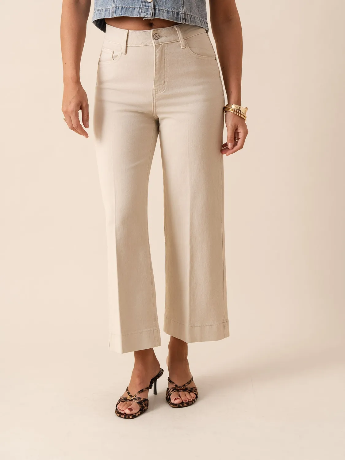 Oraije Windy jeans wide taupe
