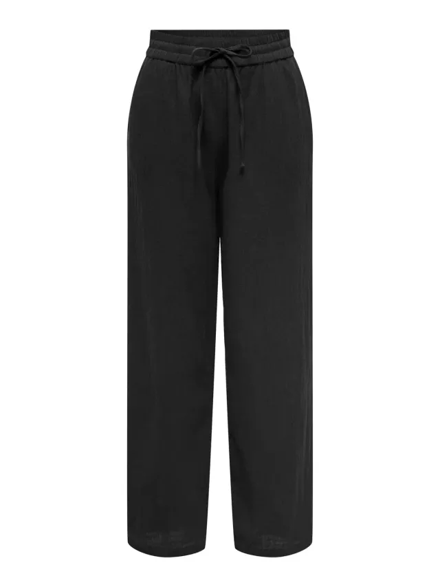 ONLY Onltizana pantaloni donna neri cotone