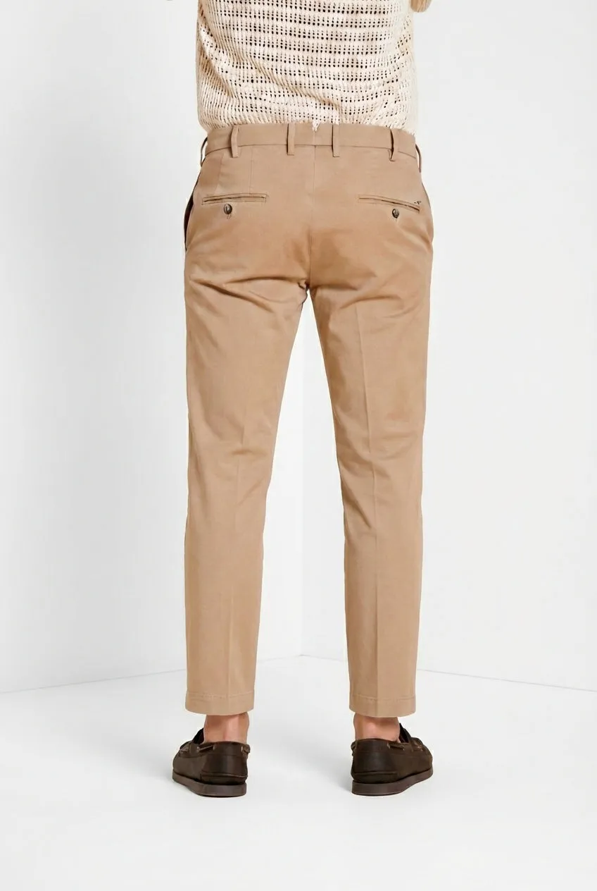 Mason's New York chino uomo gabardina beige medio regular