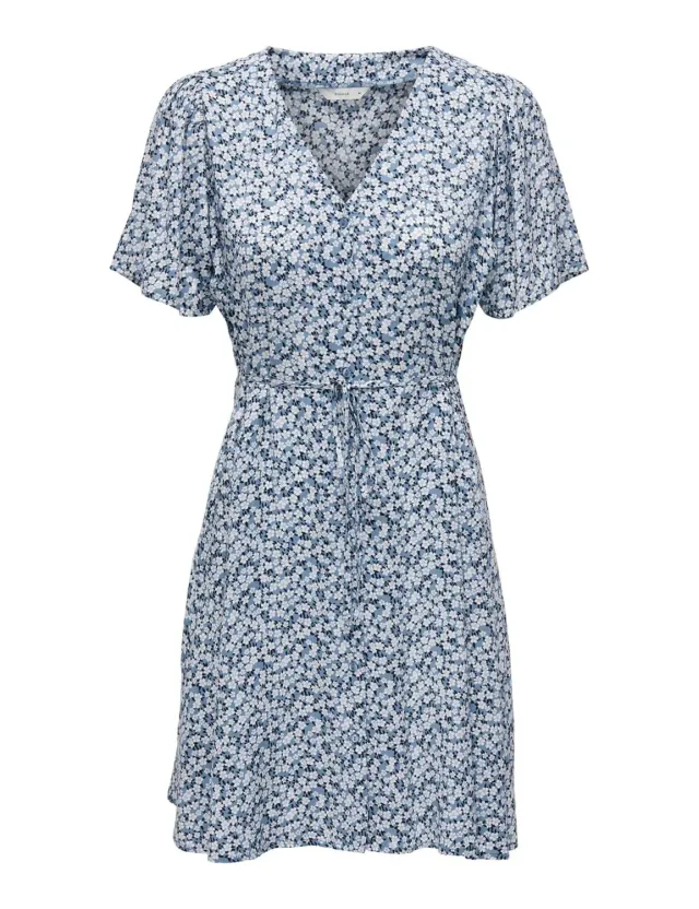 ONLY Onlevida Short Dress Wvn Noos abito corto floreale