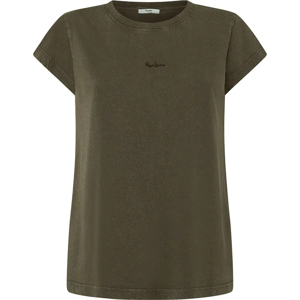Pepe Jeans Felice T-Shirt Donna Arancione Tramonto acido