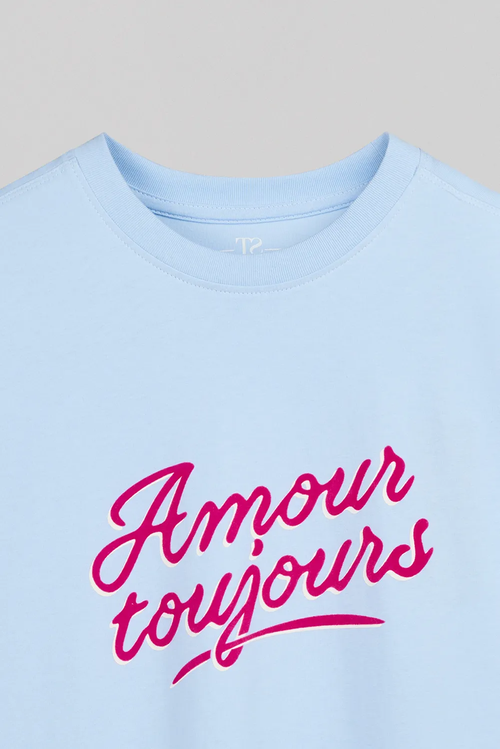 Teddy Smith T-Amour JR t-shirt azzurra bambina