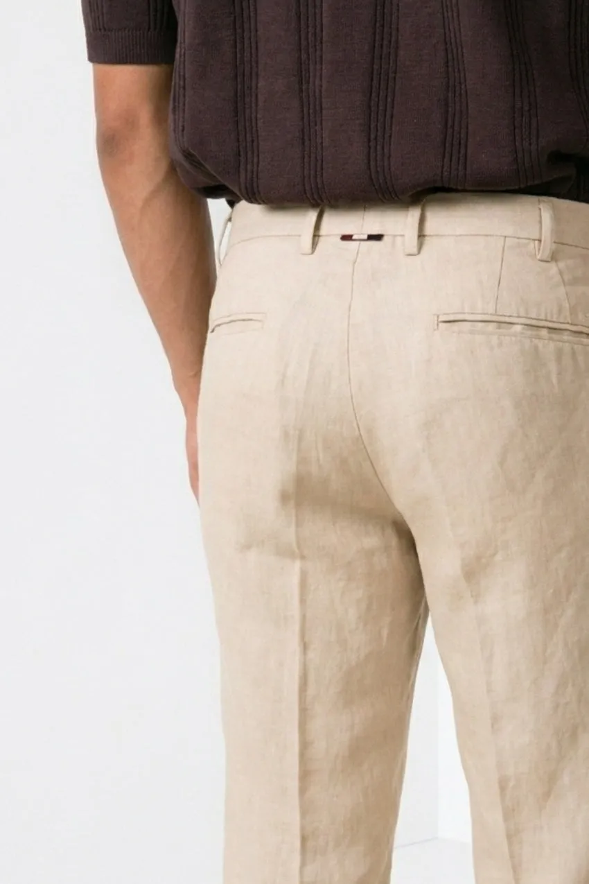Mason's New York chino uomo beige chiaro lino regular