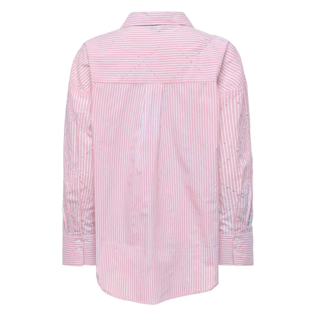 ONLY Onlzelena LS Reg Pearl camicia rosa XS manica lunga