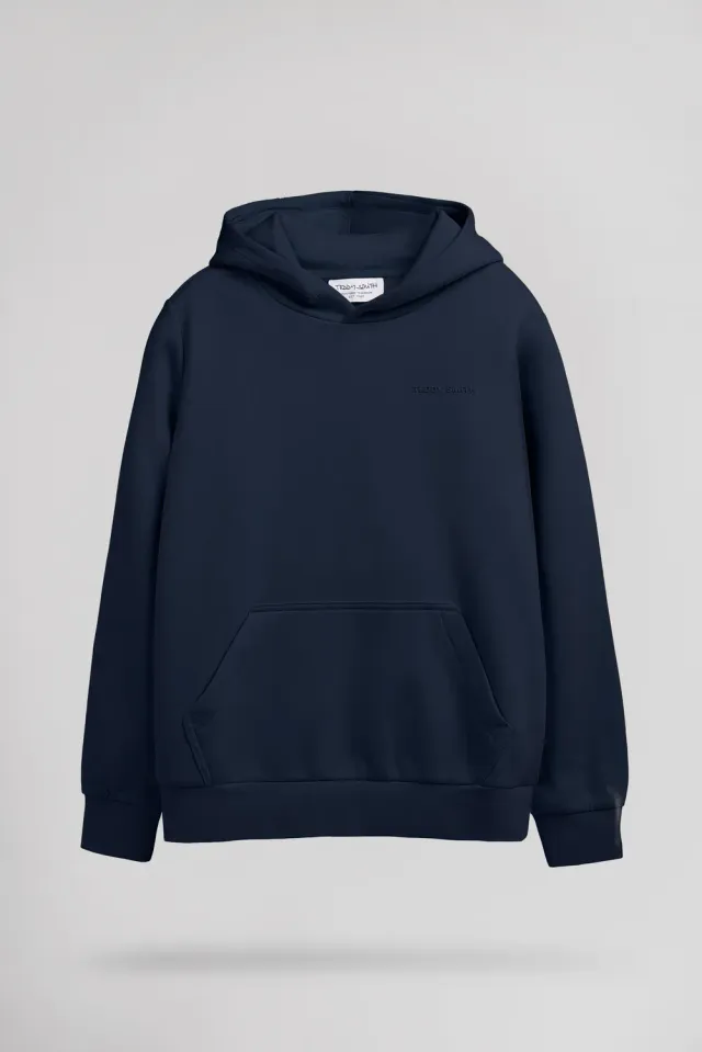 Teddy Smith S-Nark Hoody felpa ragazzo total navy