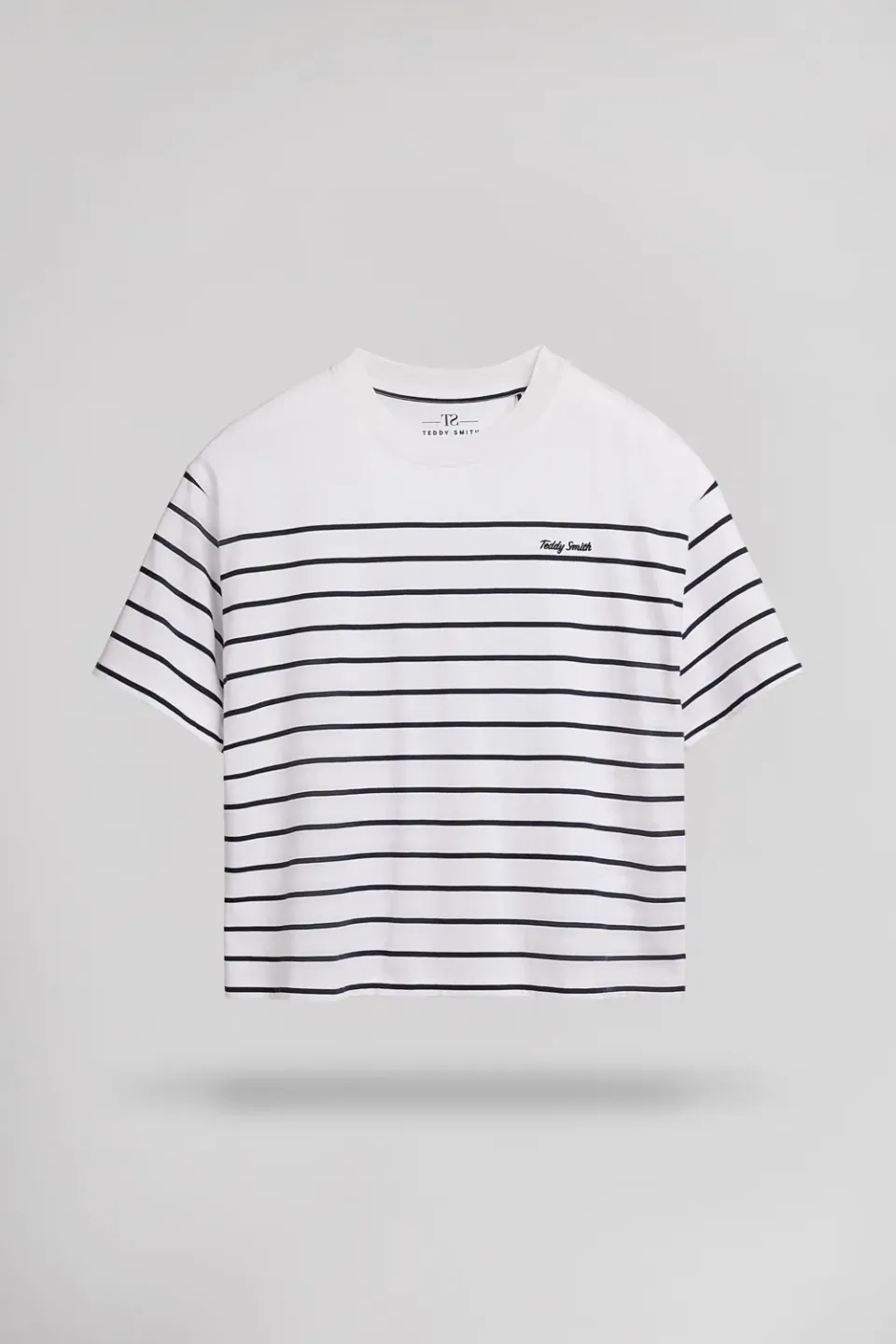Teddy Smith T-Carla Stripes t-shirt righe blu donna