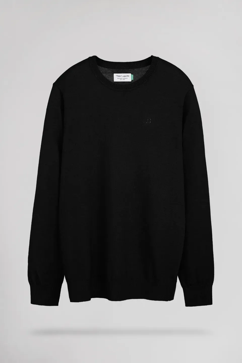 Teddy Smith P-Martino Maglione girocollo nero slim