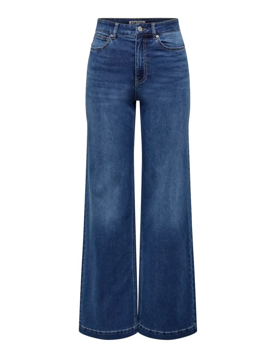 Only Onlcomet jeans donna wide leg vita media