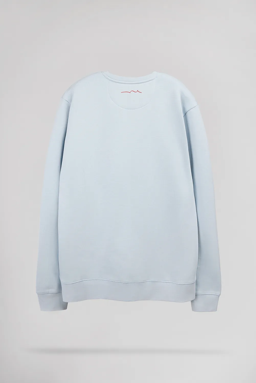 Teddy Smith S-Jim RC Sweat Blu Pastel Cotone Uomo