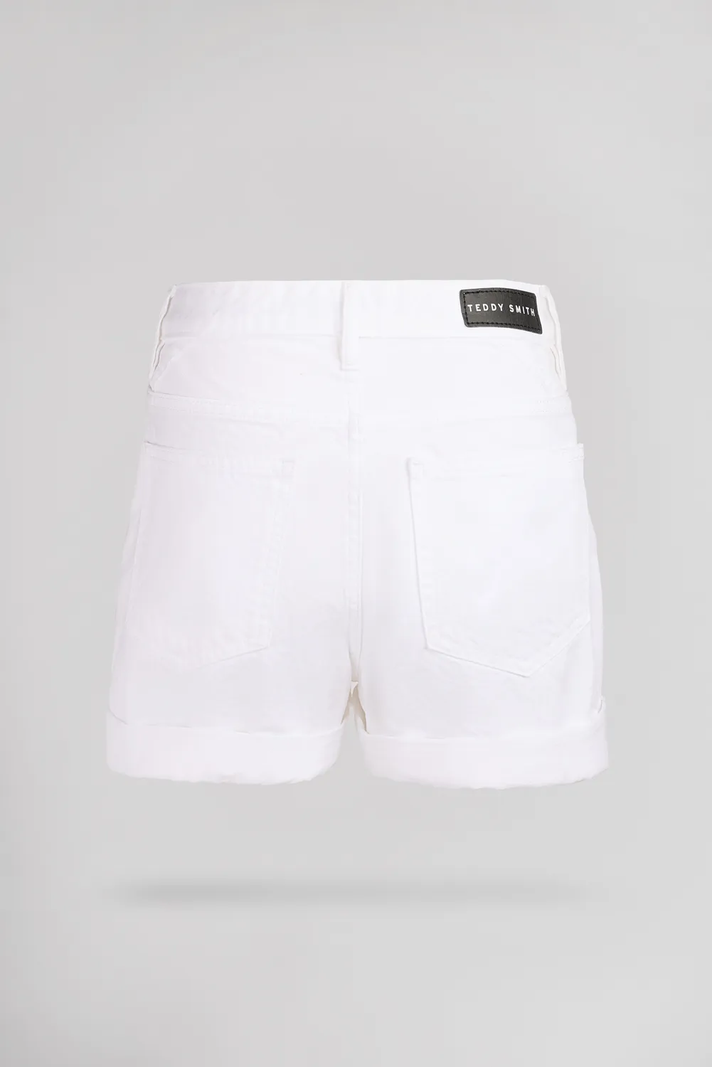 Teddy Smith S-Lucy SH JR shorts bambina bianco denim