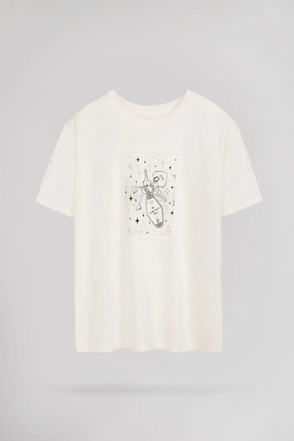 Teddy Smith T-Wallen MC JR t-shirt bambina bianco