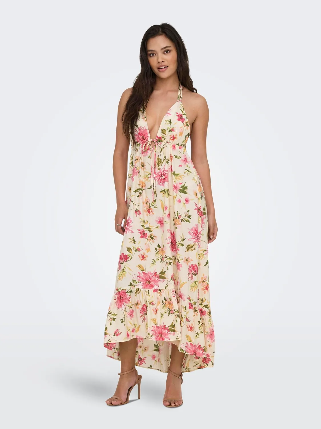 ONLY Onlflower Vestito Lungo S fluido