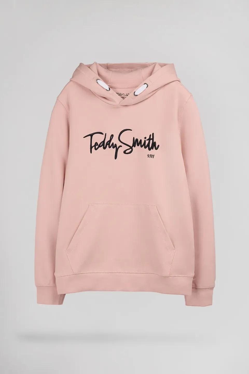 Teddy Smith S-Evry Hoody Jr felpa rosa pastello bambino