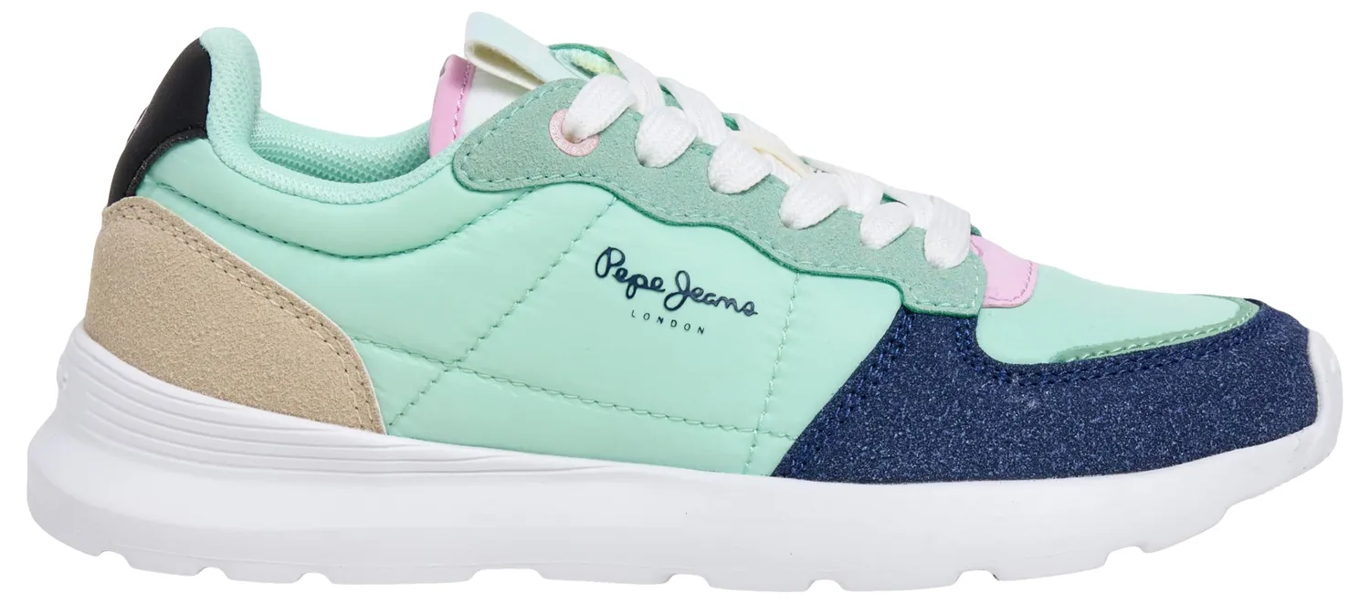 Pepe Jeans Teagan Bass G sneaker bambina rosa malva soletta estraibile