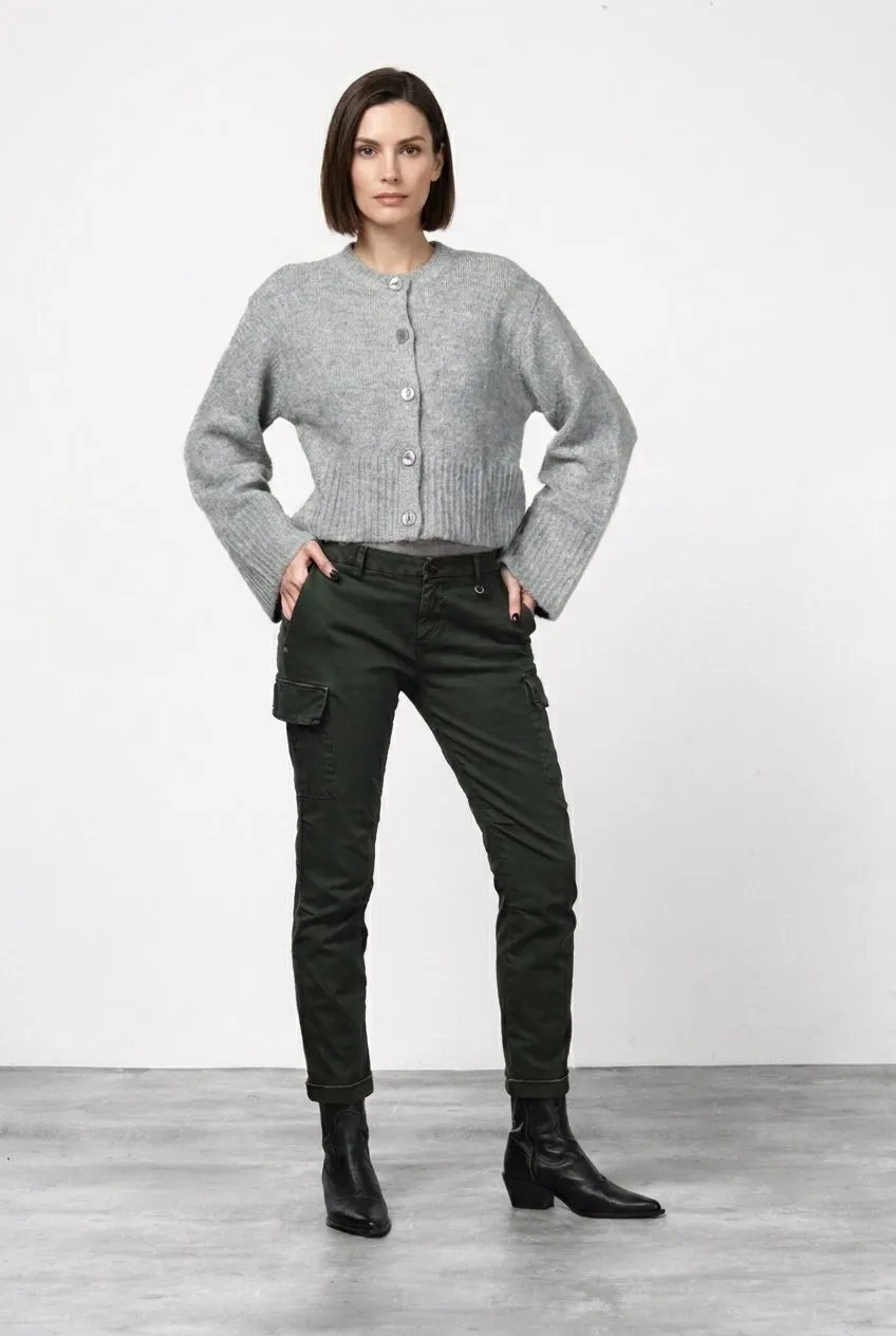 Mason's Chile City pantalone cargo donna verde slim