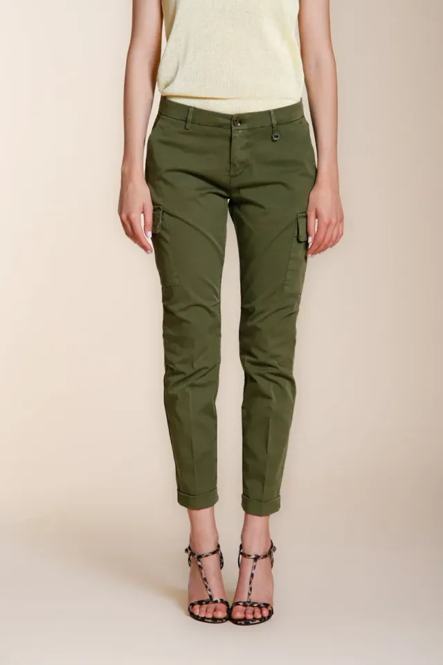 Mason's Chile City cargo donna verde bosco slim