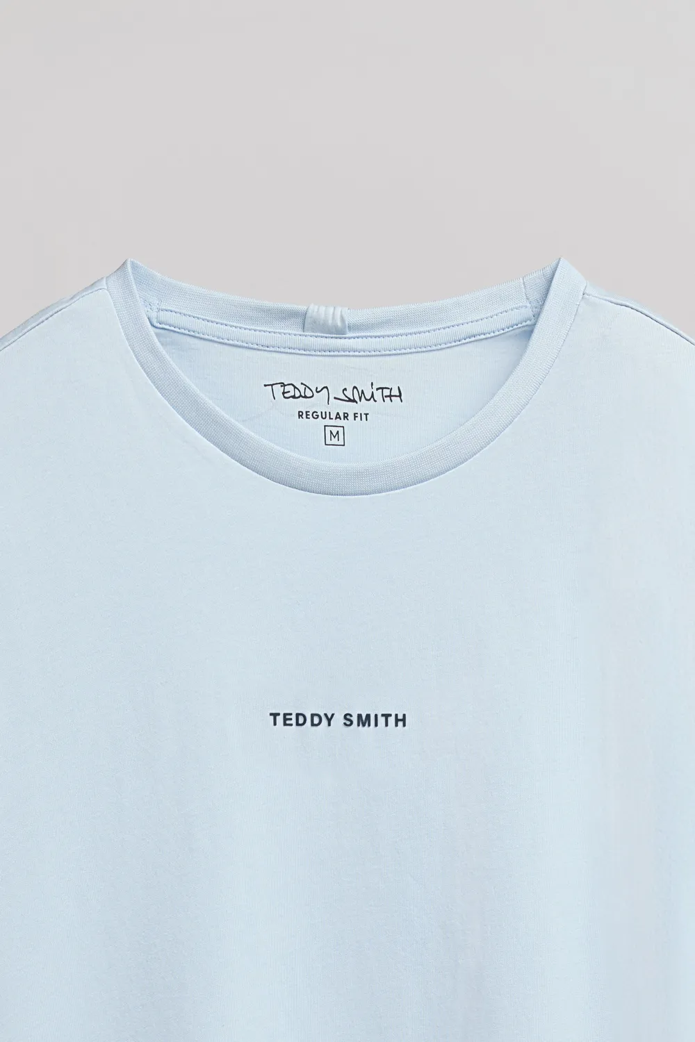 Teddy Smith Soy T-Soy 2 t-shirt azzurro pastello cotone