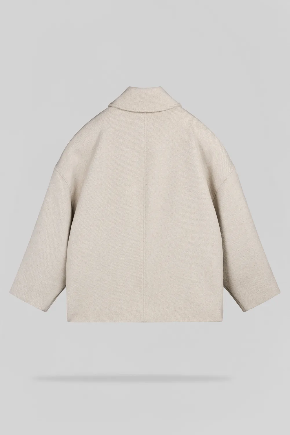 Teddy Smith M-Maury cappotto donna beige oversize