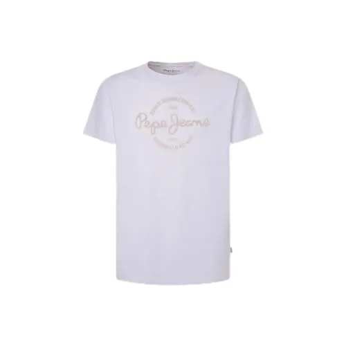 Pepe Jeans Craigton T-shirt uomo grigio melange logo petto