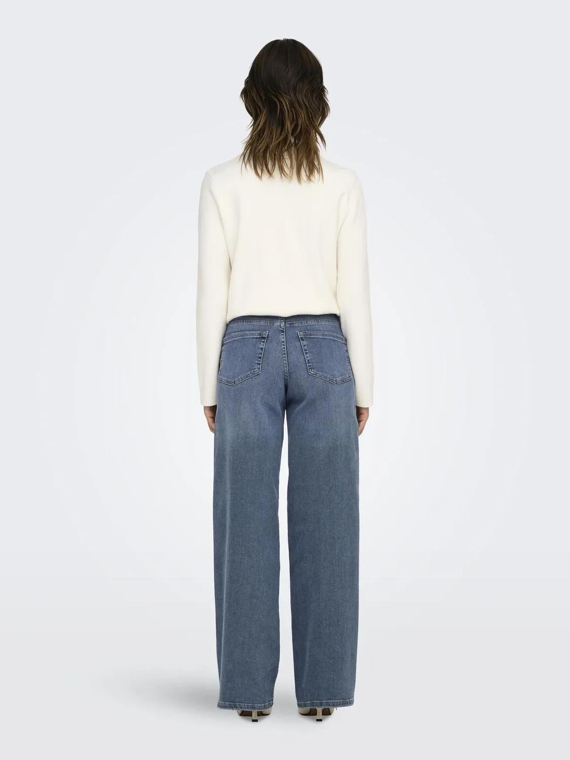 ONLY Onlmadison jeans wide donna blush S/32L