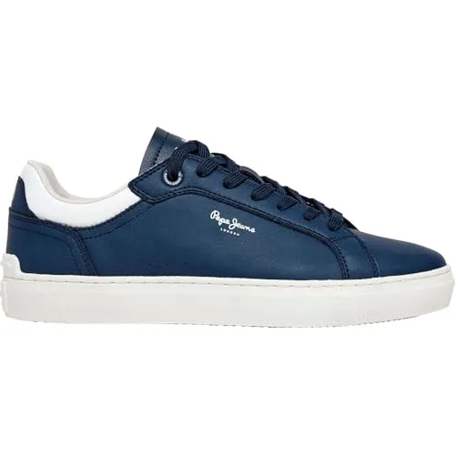 Pepe Jeans Camden Edition Sneakers Uomo 42 Blu Navy pelle
