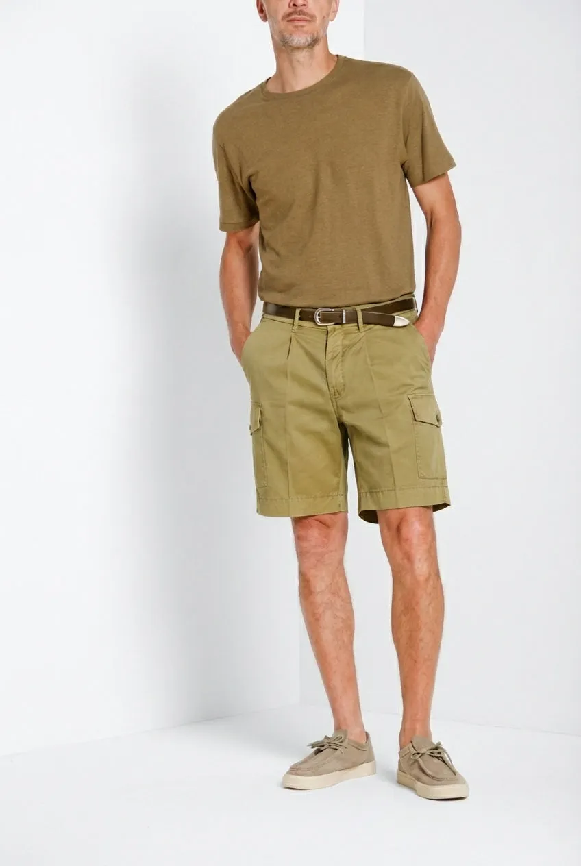 Mason's Cargo Bermuda Uomo Relaxed Verde Acido Cotone