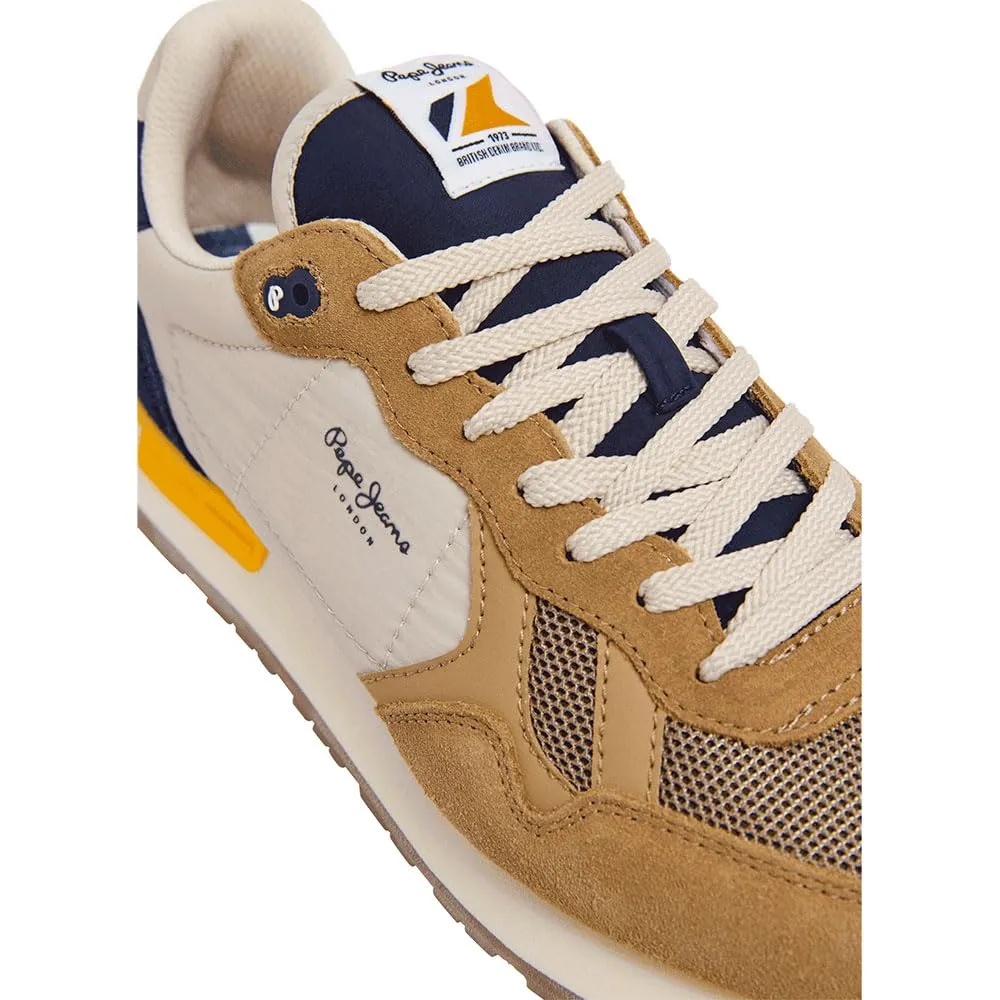 Pepe Jeans Brit Camp Sneaker Uomo 45 Marrone Retro