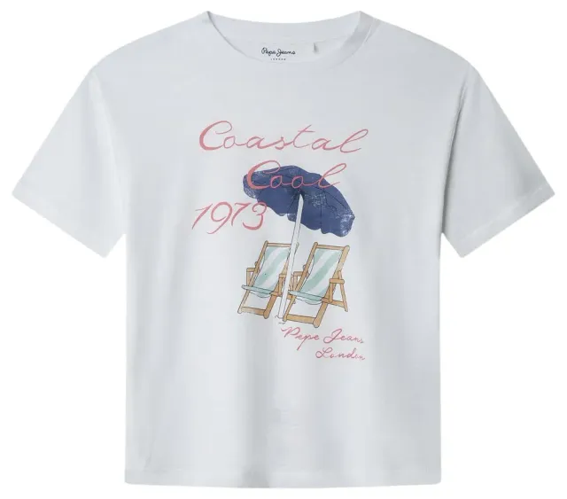Pepe Jeans Guadalupe t-shirt bambina 10 anni girocollo lunga