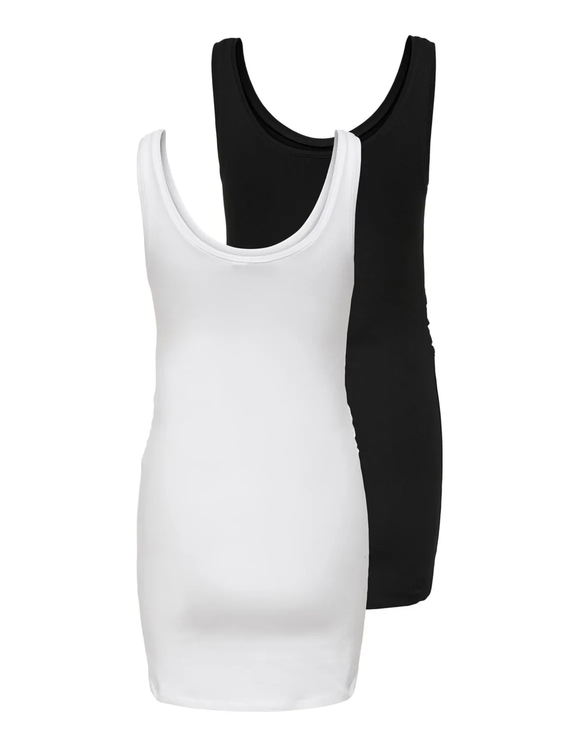 ONLY Maternity Olmlovely Top Premaman Confezione 2 Pezzi Elastico