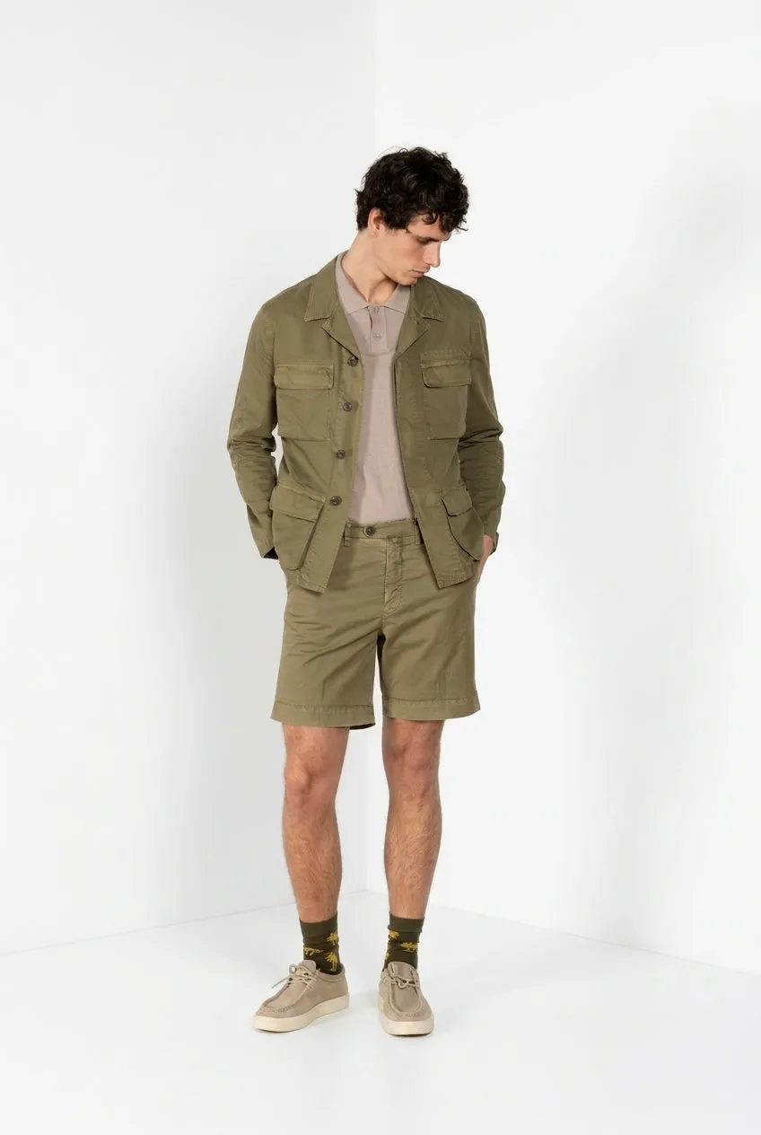 Mason's Boston Delamere Bermuda Chino Uomo Rosmarino Relaxed