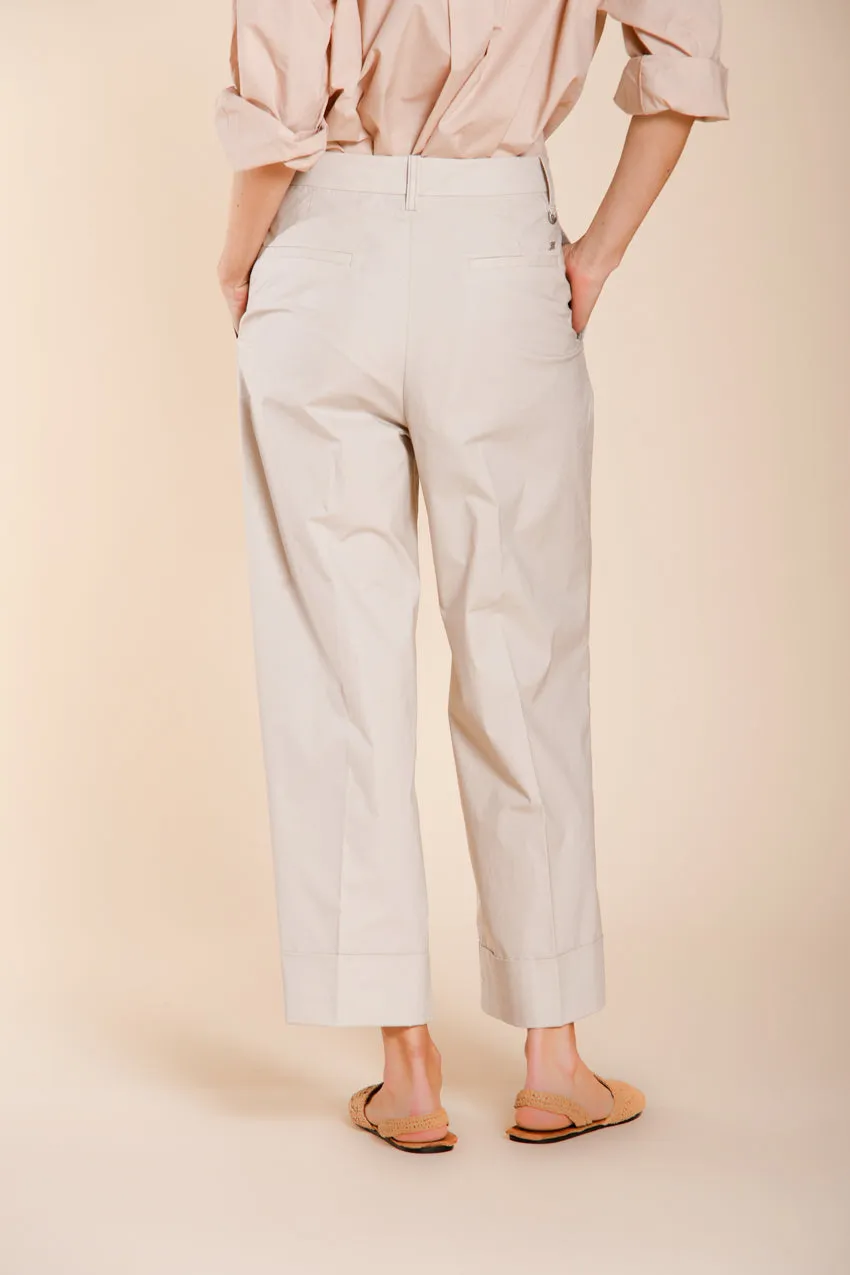 Mason's New York Wide chino donna beige chiaro