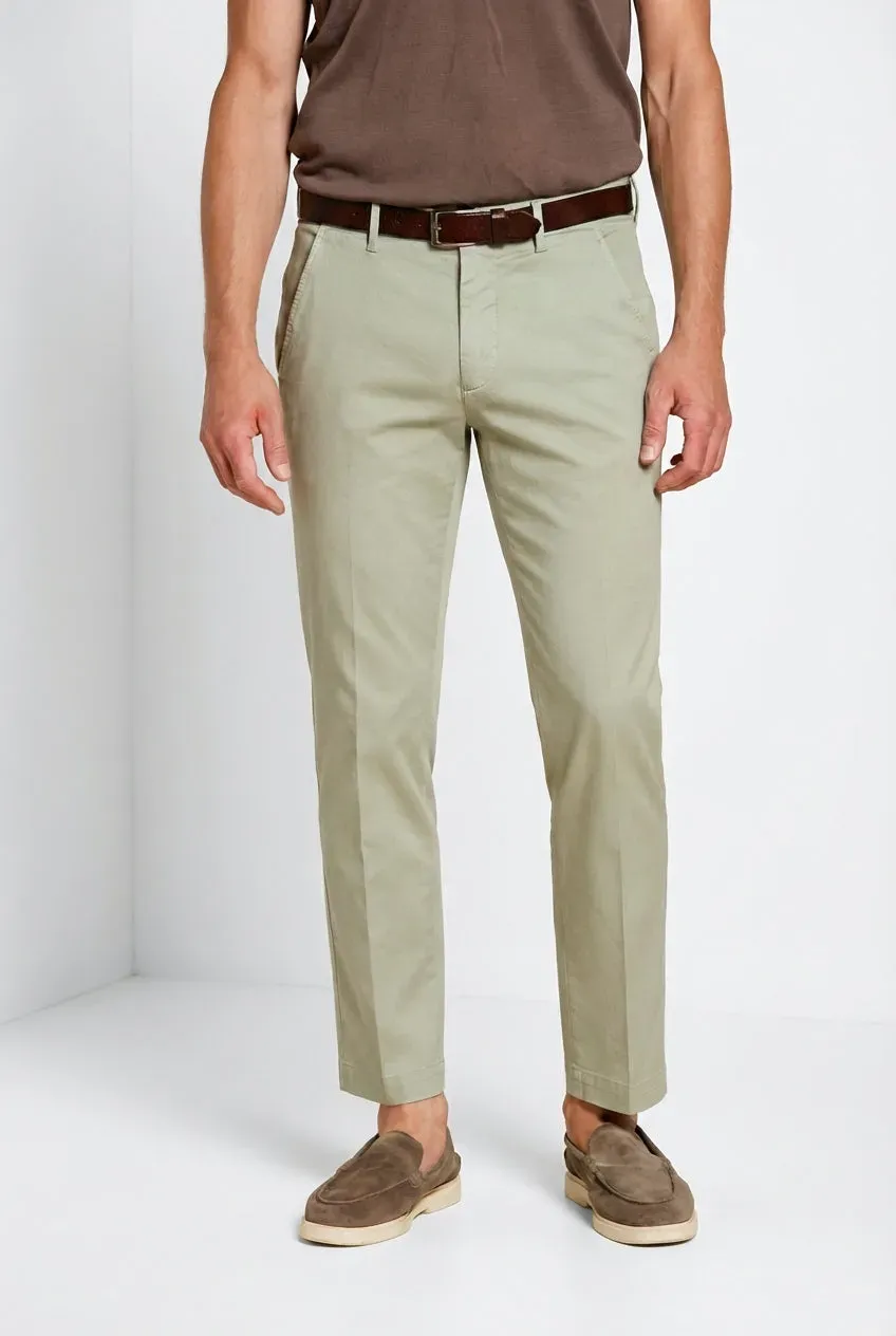 Mason's Torino Flex Chino Uomo Stucco Slim Fit Cotone