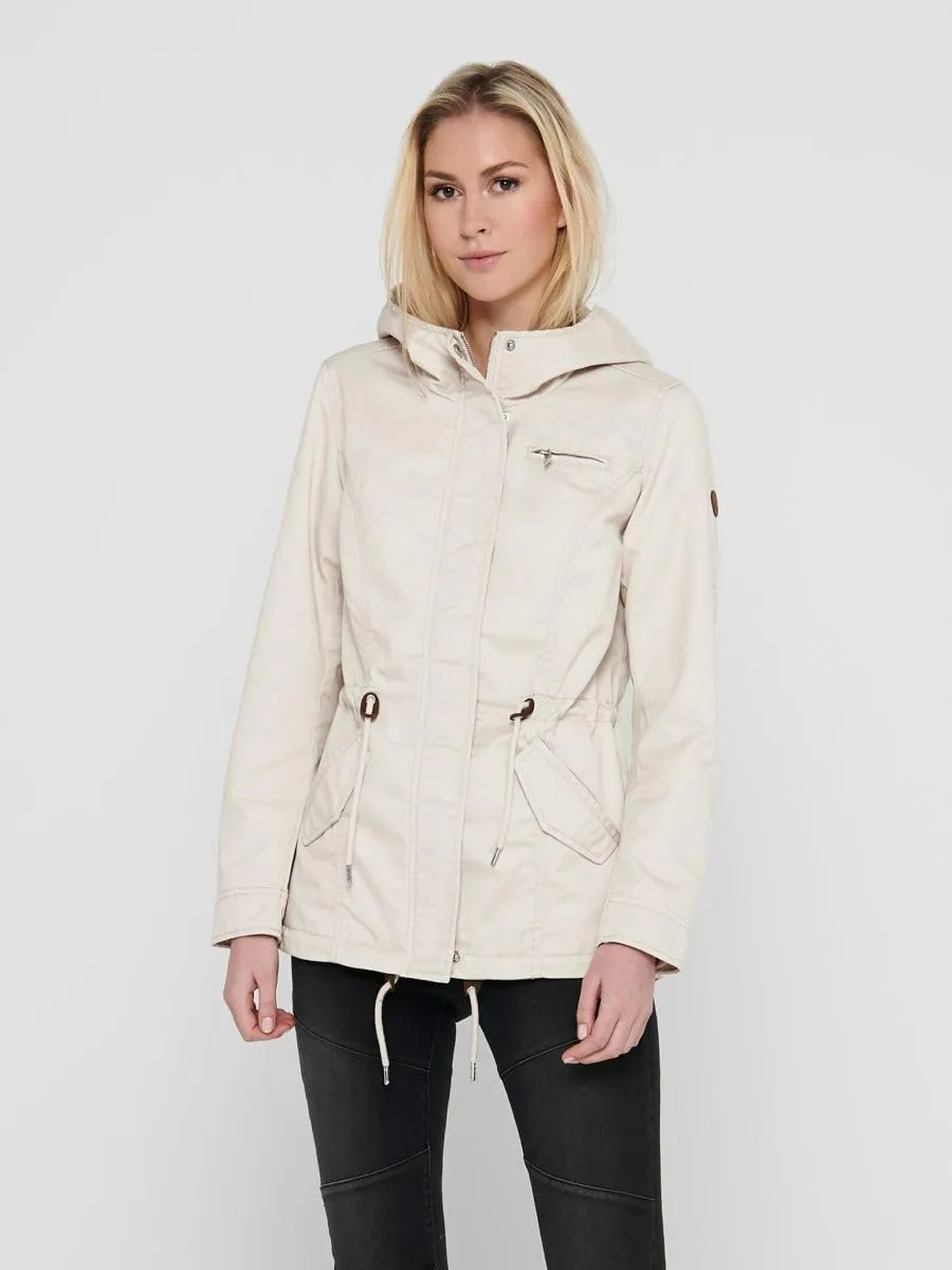 ONLY Onllorca Canvas Parka donna Moonbeam canvas