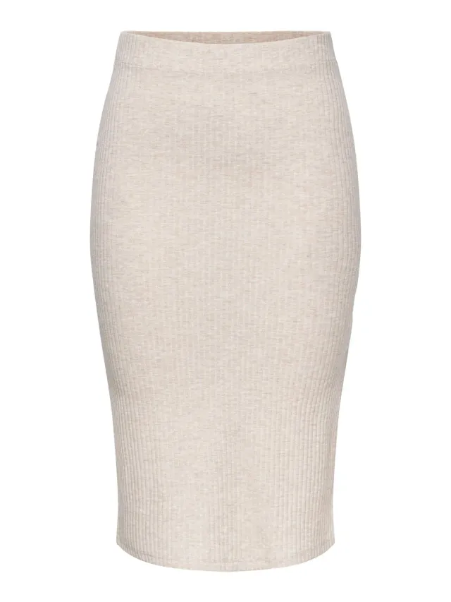 ONLY Onlemma Skirt gonna maglia elasticizzata nera