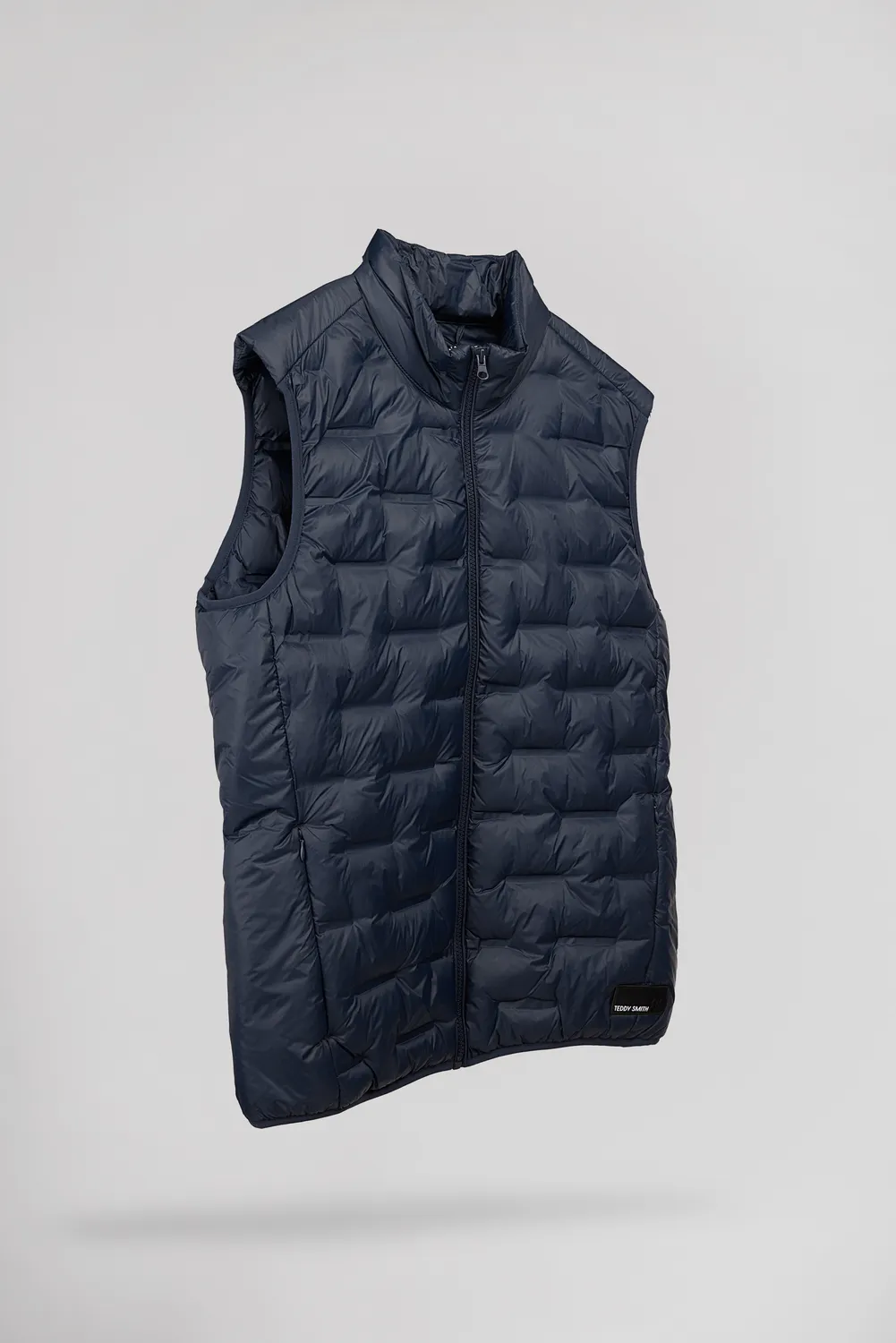 Teddy Smith B-Toran Total Navy gilet smanicato trapuntato
