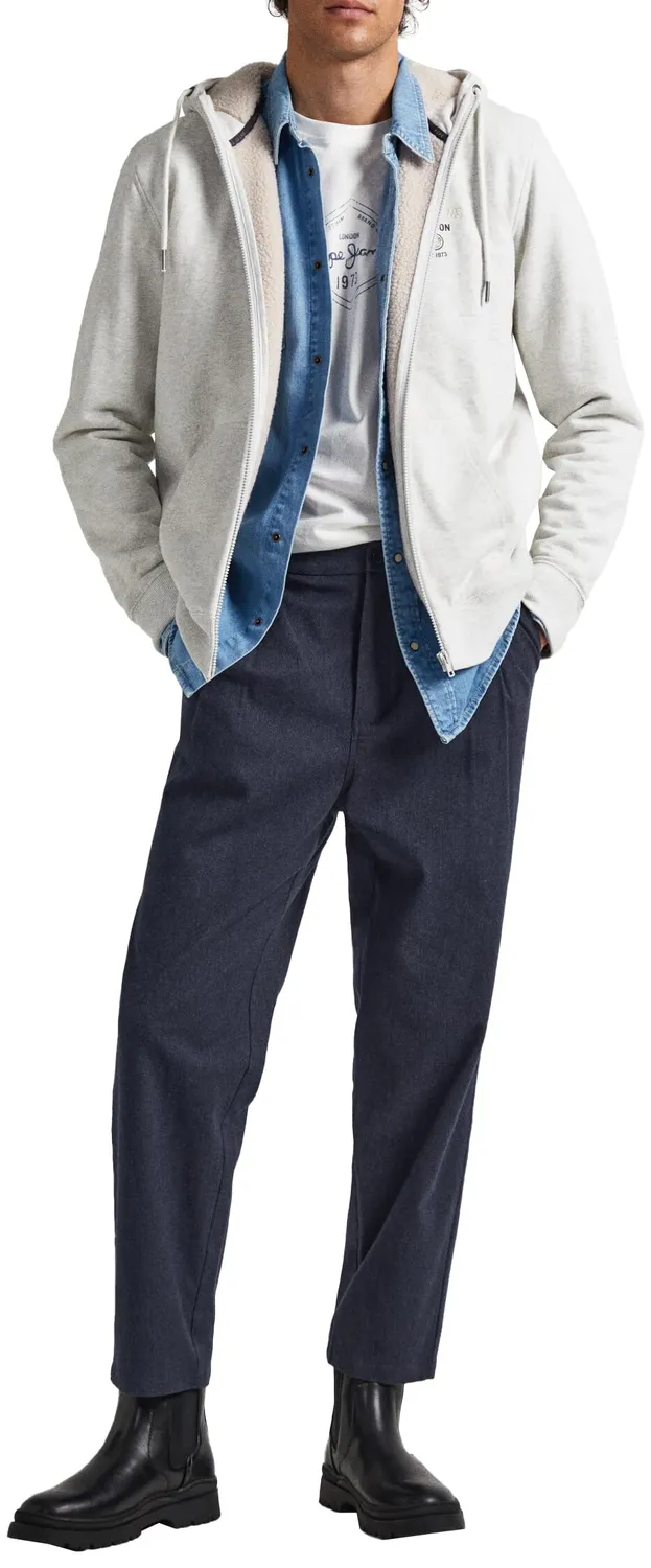 Pepe Jeans Moraes felpa uomo L cappuccio pile