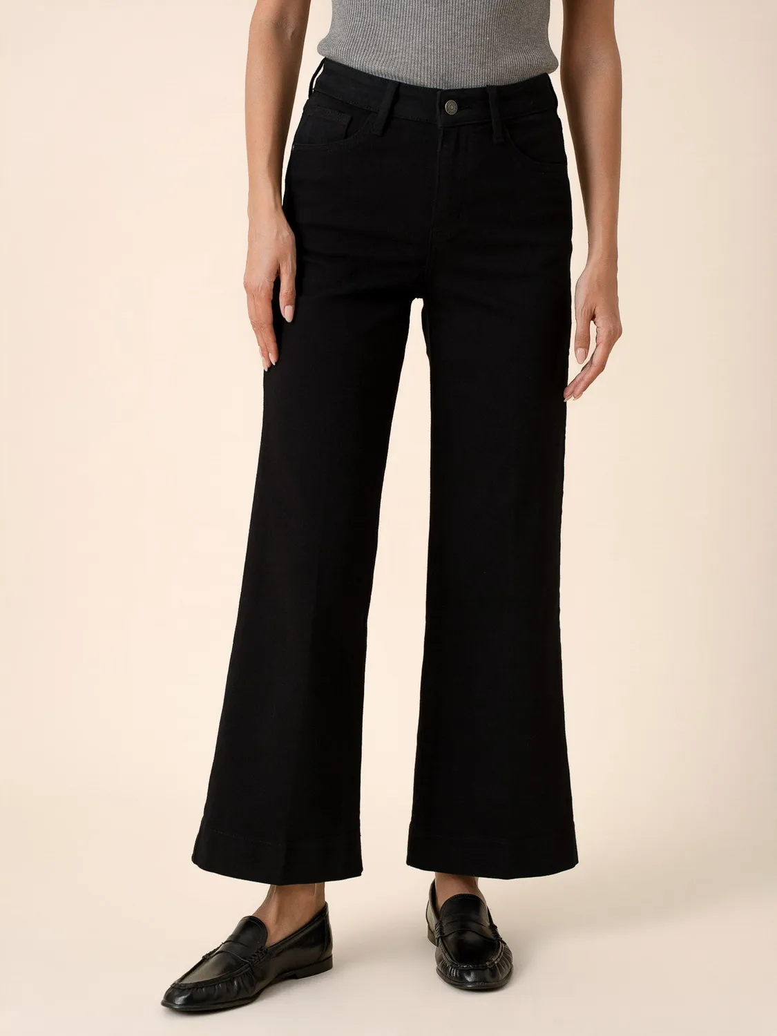Oraije Vienna jeans wide nero