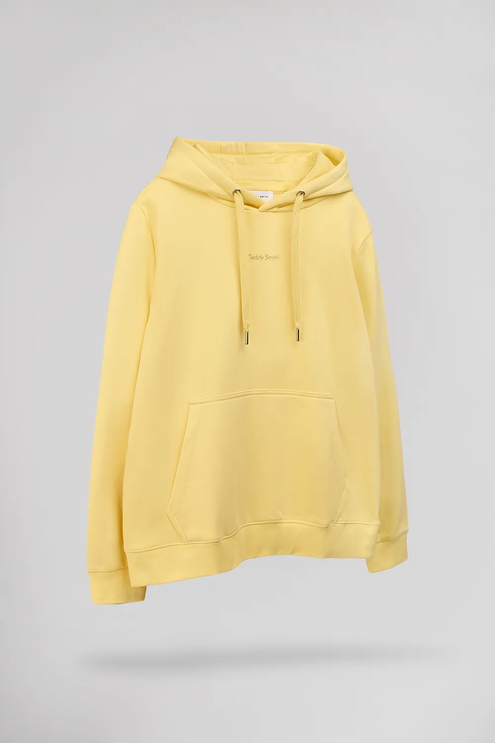 Teddy Smith S-Solene Hoody Felpa Donna con Cappuccio Giallo