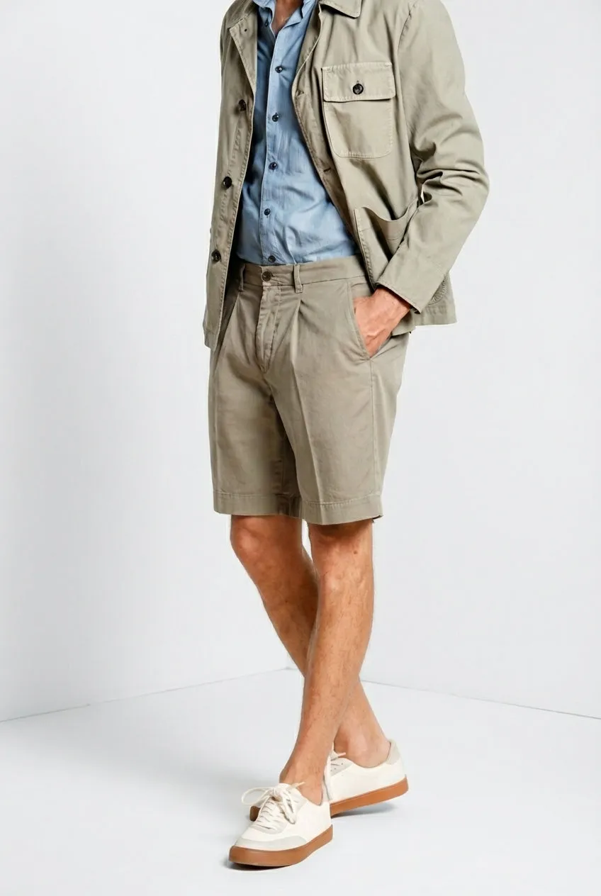Mason's Pinces bermuda uomo salvia relaxed fit