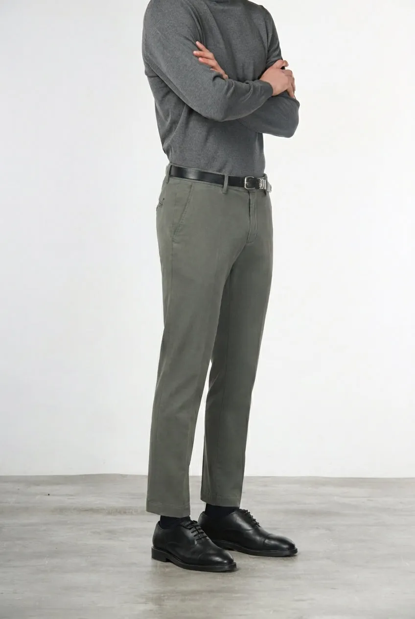 Mason's Milano chino uomo grigio scuro extra slim
