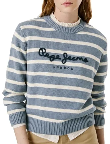 Pepe Jeans Caprice Stripe Maglia Donna L a Righe