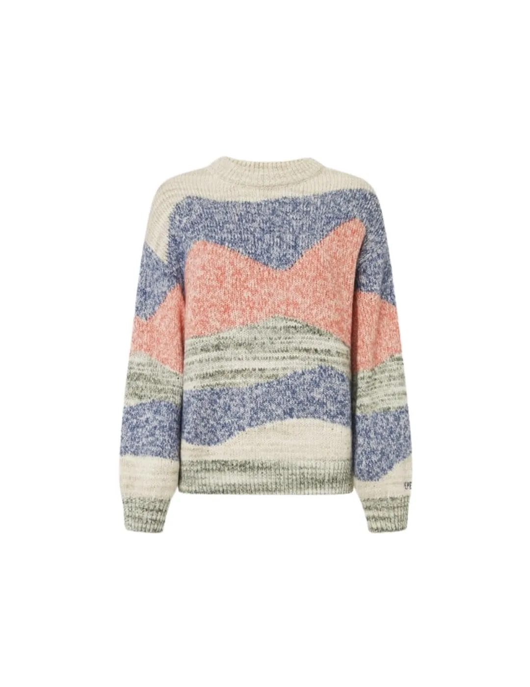 Pepe Jeans Harriet felpa donna cappuccio nera logo