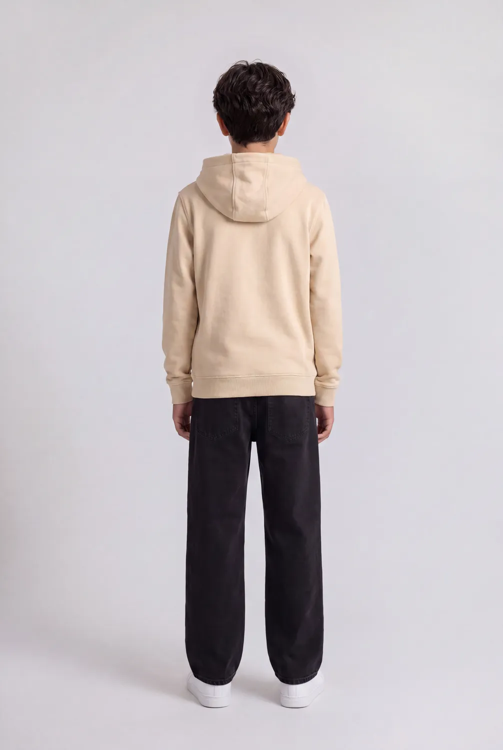 Teddy Smith S-Evry Felpa Bambino cappuccio beige