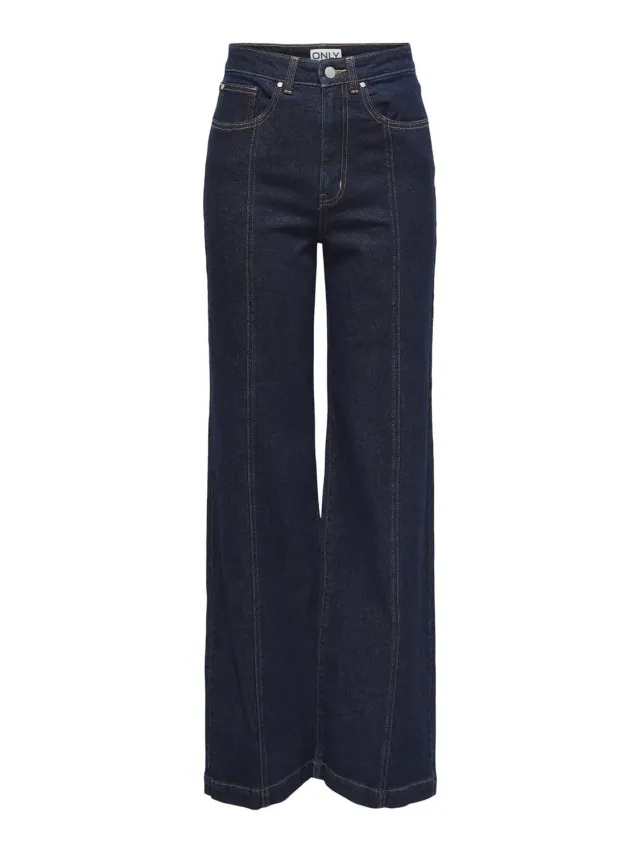ONLY Onlhope Jeans Donna Vita Alta Blu Scuro 27W/34L