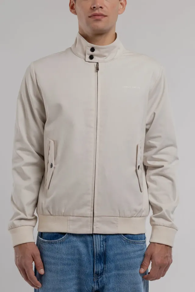 Teddy Smith Sanson 2 Cream giubbotto crema twill