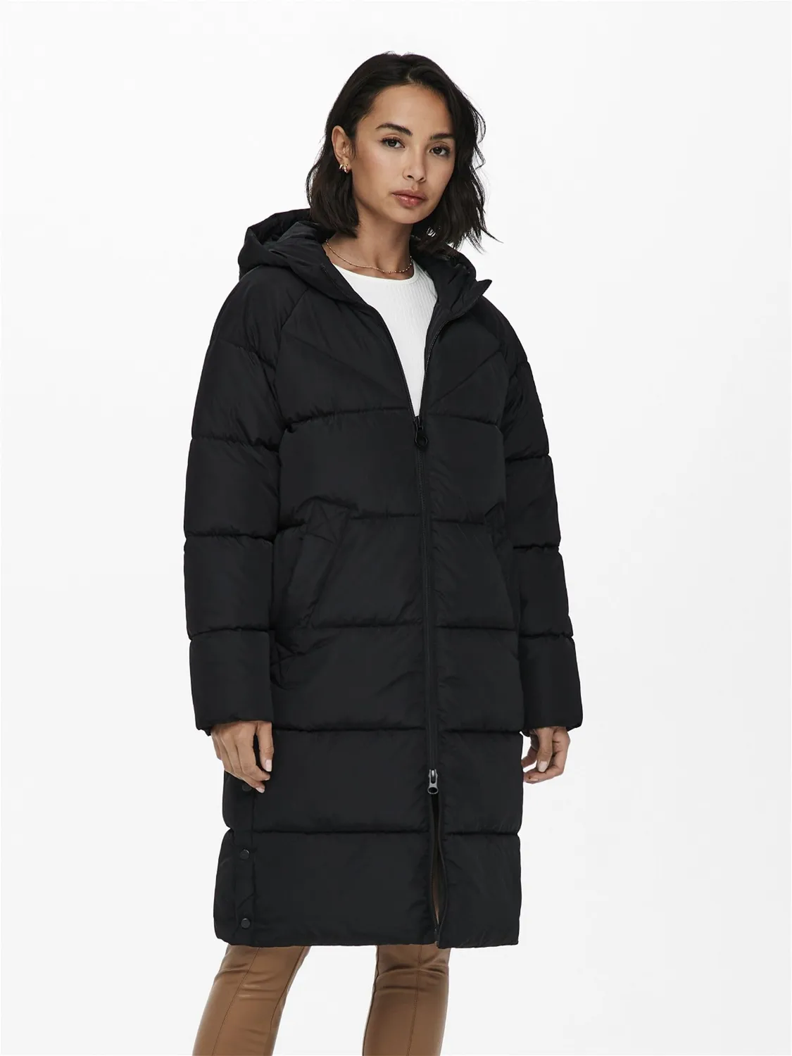 Only Onlamanda piumino nero XS trapuntato